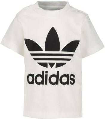 Adidas Trefoil voorschools T Shirts White 100% Katoen online kopen