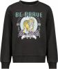 ONLY KIDS GIRL sweater KONLUCINDA met printopdruk zwart brave online kopen