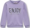 Only ! Meisjes Sweater -- Paars Katoen/polyester online kopen