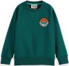 Scotch & Soda Relaxed fit sweater met ronde hals en artwork online kopen