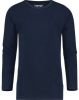 Vingino ! Jongens Shirt Lange Mouw Maat 176 Donkerblauw Katoen/elasthan online kopen