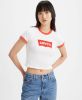 Levi's Het perfecte tee open veld vul Batwing 17369 1926 , Wit, Dames online kopen