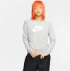 Nike Sportswear Essential Fleece sweatshirt met ronde hals voor dames Grijs online kopen