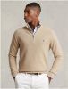 Ralph Lauren Fijngebreide pullover met halve rits en logoborduring online kopen