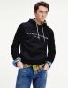 Tommy Hilfiger Herren Kapuzensweatshirt Logo Hoody , Grijs, Heren online kopen