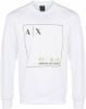 Armani Exchange blanke mannen sweatshirt , Wit, Heren online kopen