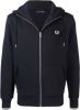 Fred Perry Donkerblauwe Vest Hooded Zip Through Sweatshirt online kopen