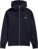 Fred Perry Donkerblauwe Vest Hooded Zip Through Sweatshirt online kopen