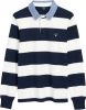 Gant Original Barstripe Heavy Rugger regular fit polo met streepprint online kopen