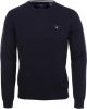 Gant lamswollen trui donkerblauw ronde hals XXX-Large online kopen