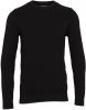 Kronstadt Carlo Fitted Body Sweatshirt ronde hals zwart, Effen online kopen