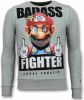 Local Fanatic Mario Trui Fight Club Heren Sweater , Grijs, Heren online kopen