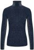 My Essential Wardrobe Donkerblauwe Hapermw Rollneck Blouse online kopen