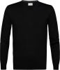 Profuomo Fijngebreide pullover van merino wol met V hals online kopen