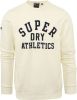 Superdry Vintage gym athletic crew winter cream(m2012099a 4px ) online kopen