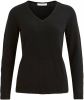 Vila Viril L/S V Neck Knit TOP , Zwart, Dames online kopen