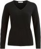 Vila Viril L/S V Neck Knit TOP , Zwart, Dames online kopen