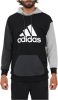 Adidas essentials colorblock logo oversized trui zwart/grijs dames heren online kopen