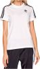 Adidas Originals Adicolor Classics 3 Stripes T shirt White Dames online kopen