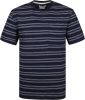 Anerkjendt Donkerblauwe T shirt AkkIKKI Curve Stripe Tee online kopen