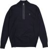 Butcher of Blue Clifden Halfzip pullover blauw 890 , Blauw, Heren online kopen