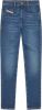 Diesel 2019 D Strukt slim fit jeans met donkere wassing en stretch online kopen