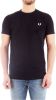 Fred Perry Core Tonal Ringer Short Sleeve T Shirt Heren Blue Heren online kopen