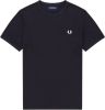 Fred Perry Core Tonal Ringer Short Sleeve T Shirt Heren Blue Heren online kopen