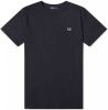 Fred Perry Core Tonal Ringer Short Sleeve T Shirt Heren Blue Heren online kopen