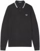 Fred Perry M3600 slim fit polo van piqu&#xE9; katoen met getipte details online kopen