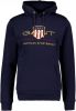 Gant hoodie donkerblauw 2047056 433 , Blauw, Heren online kopen