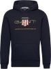 Gant hoodie donkerblauw 2047056 433 , Blauw, Heren online kopen