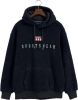 Gant Fleece trui d2. retro flag fleece hoodie 2067002/433 online kopen