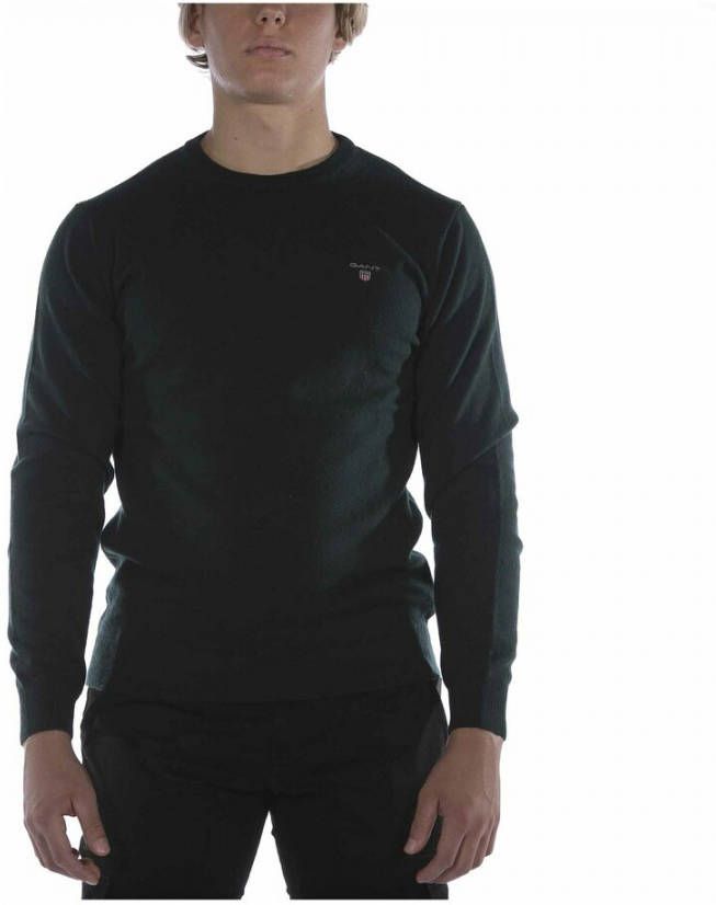 GANT Regular Fit Sweatshirt ronde halsgroen, Effen online kopen