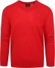 Gant Trui Lamswol V Neck Rood , Rood, Heren online kopen
