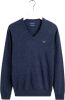 Gant V hals gebreide kleding , Blauw, Heren online kopen