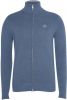 Gant Cotton Pique Zip Cardigan , Blauw, Heren online kopen