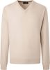 Hackett V hals gebreide kleding , Beige, Heren online kopen