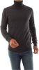 JACK & JONES ESSENTIALS fijngebreide coltrui JJEEMIL Dark Grey Melange online kopen