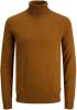 Jack & jones Jack en Jones Jackenjones EsStials JJEemil Gebreide Roll Neck Noos Rubber | Freewear Bruin , Bruin, Heren online kopen