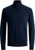Jack & Jones Eemil knit roll neck pullover Gebreide Truien Blauw online kopen