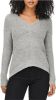 Jacqueline de Yong V hals gebreide kleding , Zwart, Dames online kopen