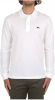 Lacoste Marl Petit Piqué Classic Fit Long Sleeve Polo , Groen, Heren online kopen