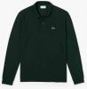 Lacoste Marl Petit Piqué Classic Fit Long Sleeve Polo , Groen, Heren online kopen