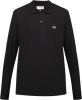 Lacoste Marl Petit Piqué Classic Fit Long Sleeve Polo , Groen, Heren online kopen