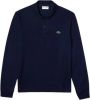 Lacoste Marl Petit Piqué Classic Fit Long Sleeve Polo , Groen, Heren online kopen