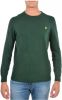 Lyle & Scott Maglione Crewneck lamswol Blend Jumper Kn921Vf.z56 , Blauw, Heren online kopen