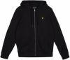 Lyle & Scott Sweatvest, ml420vtr zip door hoodie, 572 , Zwart, Heren online kopen