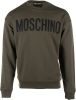 Moschino Logo print Cotton Sweatshirt , Groen, Heren online kopen