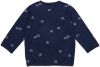 Noppies baby longsleeve Basic Collection met all over print en overslag detail donkerblauw online kopen